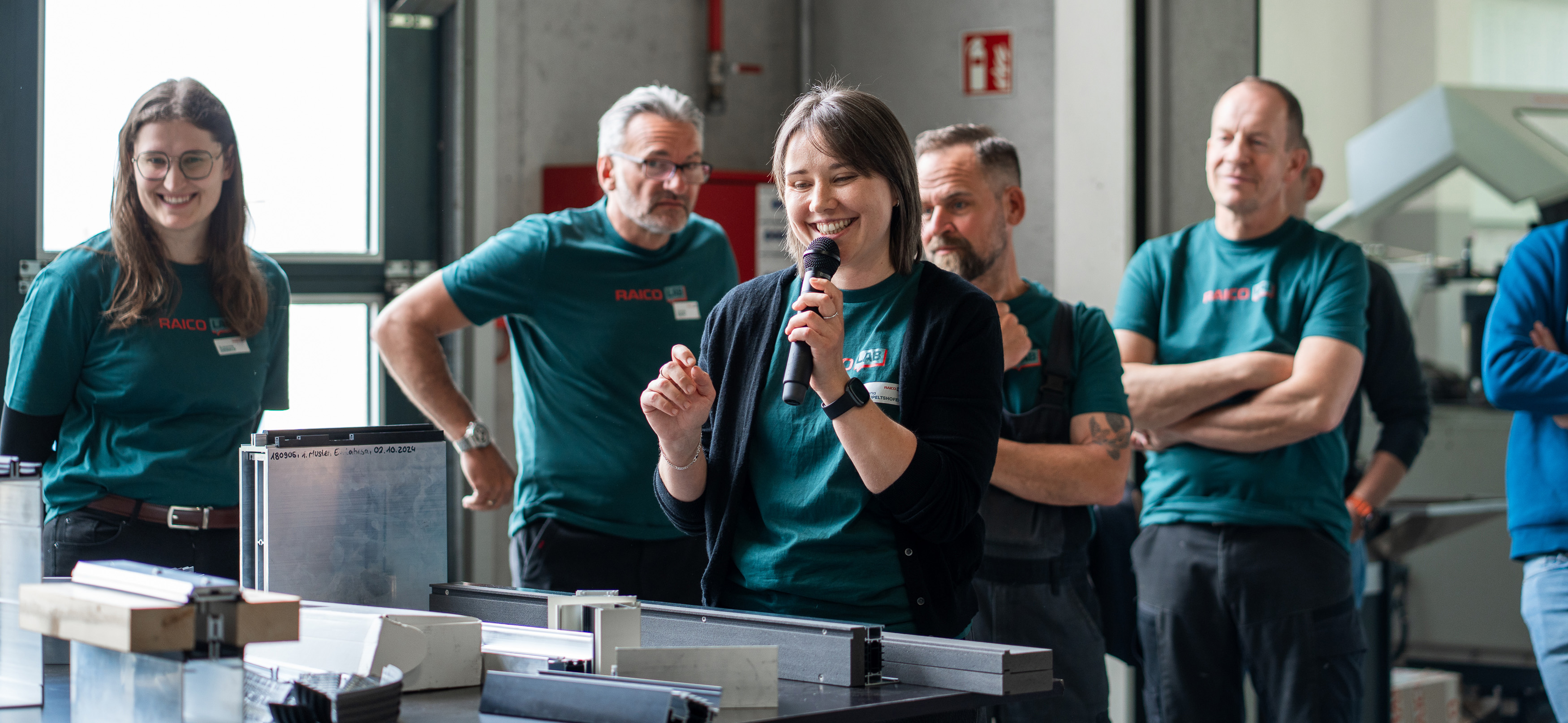 Erstes RAICO LAB: Nähe erleben, Produkte anfassen